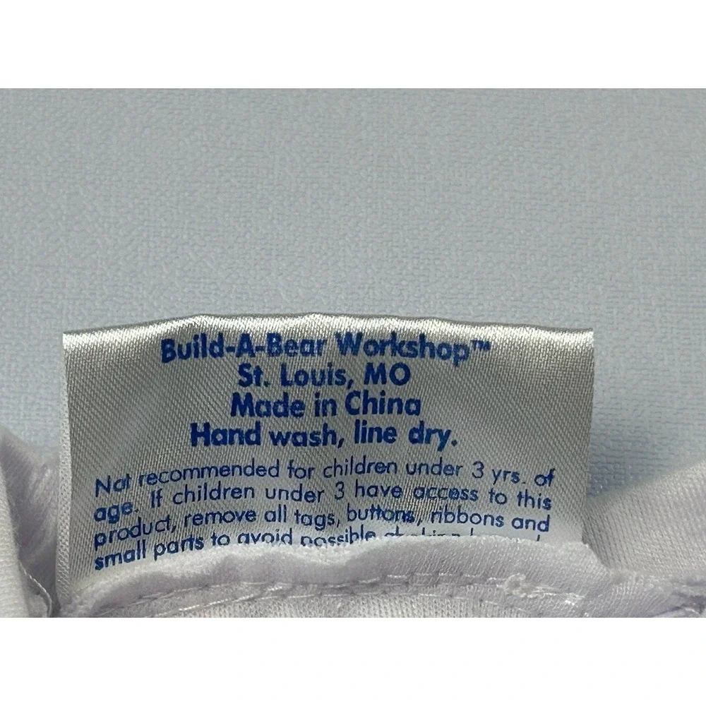 Build-A-Bear Happy Birthday White Shirt with Bears & Cake Celebration Party Top